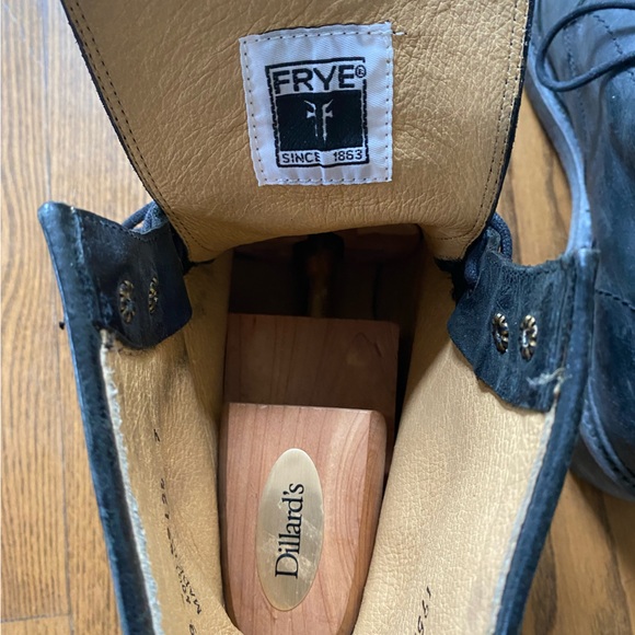 Frye Leather Black Boots - Picture 4 of 7